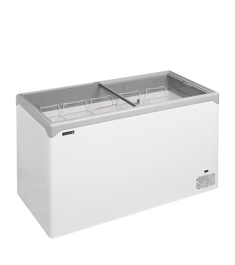 Eiscreme-Gefriertruhe – 298 L – 1320×650×885 mm – Weiß – 225 W - Produktansicht