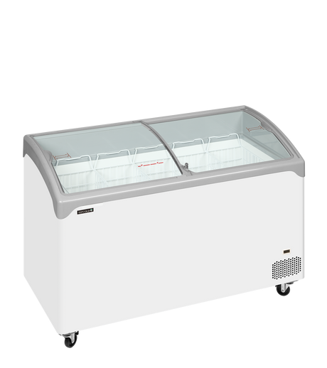 Eiscreme-Gefriertruhe – 298 L – 1320×650×918 mm – Weiß – 300 W - Produktansicht