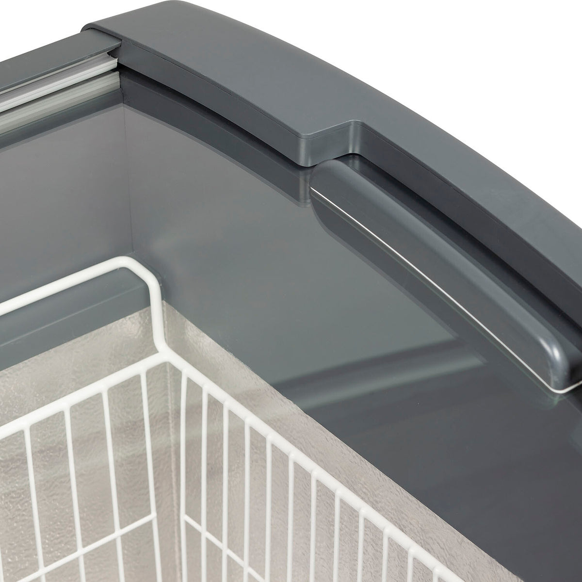 Eiscreme-Gefriertruhe – 302 L – 1500×650×850 mm – Weiß / Grau – 198 W - Detail
