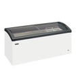 Eiscreme-Gefriertruhe – 351 L – 1700×650×850 mm – Weiß / Grau – 235 W - Produktansicht