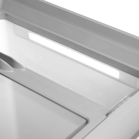 Eiscreme-Gefriertruhe – 110 L – 584×694×914 mm – Weiß RAL 9016 – 190 W - Detail