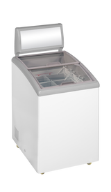 Eiscreme-Gefriertruhe – 110 L – 584×714×1169.5 mm – Weiß RAL 9016 – 190 W - Produktansicht