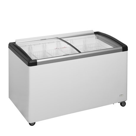 Eiscreme-Gefriertruhe – 312 L – 1350×695×780 mm – Weiß RAL 9016 – 253 W - Produktansicht