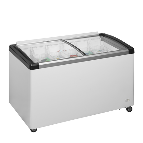 Eiscreme-Gefriertruhe – 312 L – 1350×695×780 mm – Weiß RAL 9016 – 253 W - Anwendungsbeispiel