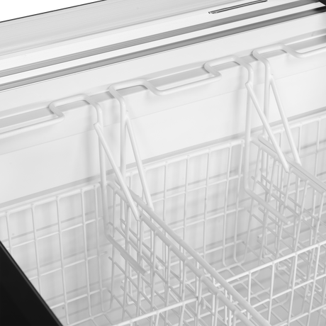 Eiscreme-Gefriertruhe – 395 L – 1655×695×780 mm – Weiß RAL 9016 – 330 W - Weitere Ansicht