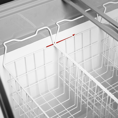 Speiseeisvitrine – 367 L – 1570×650×885 mm – Weiß - Weitere Ansicht