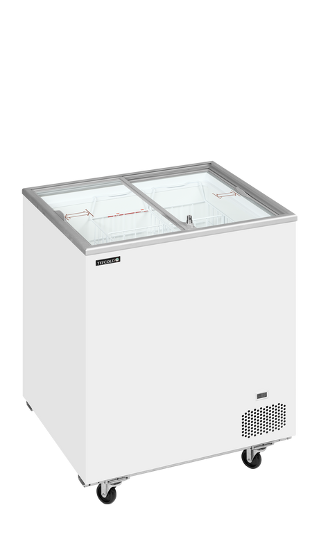 Eiscreme-Gefriertruhe – 155 L – 720×630×892 mm – Weiß – 200 W - Produktansicht