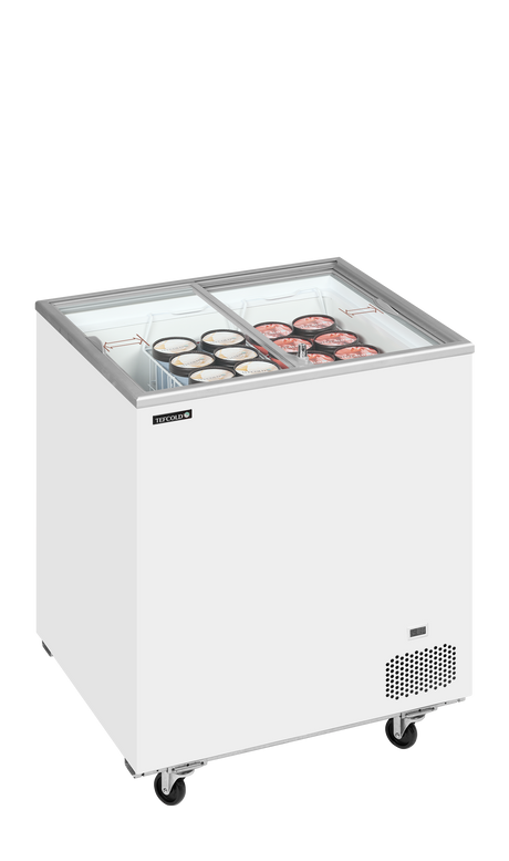 Eiscreme-Gefriertruhe – 155 L – 720×630×892 mm – Weiß – 200 W - Anwendungsbeispiel