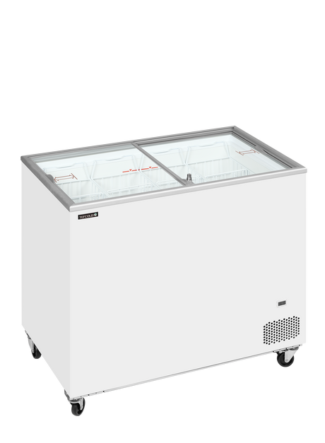 Eiscreme-Gefriertruhe – 255 L – 1010×630×892 mm – Weiß – 300 W - Produktansicht
