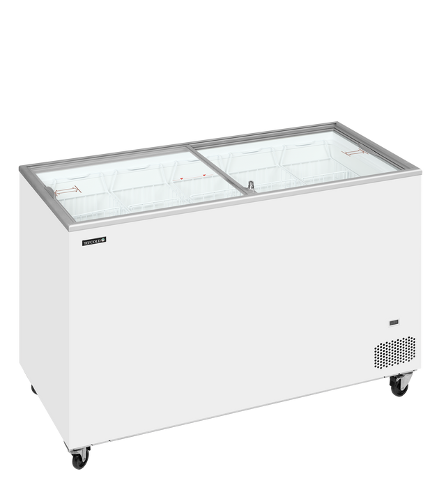 Eiscreme-Gefriertruhe – 350 L – 1300×630×892 mm – Weiß – 320 W - Produktansicht