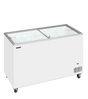 Eiscreme-Gefriertruhe – 350 L – 1300×630×892 mm – Weiß – 320 W - Produktansicht