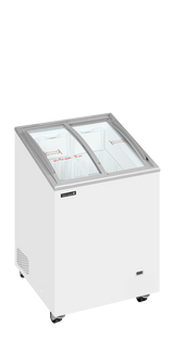 Eiscreme-Gefriertruhe – 85 L – 570×570×885 mm – Weiß – 190 W - Produktansicht