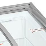 Eiscreme-Gefriertruhe – 85 L – 570×570×885 mm – Weiß – 190 W - Detail