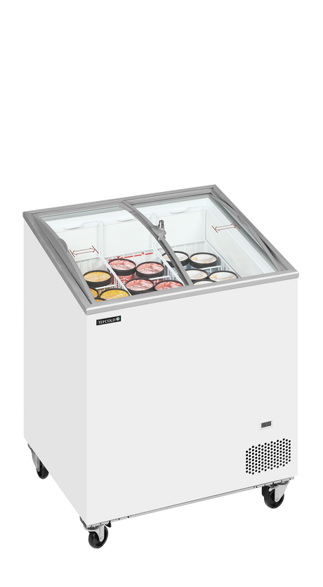 Eiscreme-Gefriertruhe – 157 L – 720×615×949 mm – Weiß – 200 W - Anwendungsbeispiel
