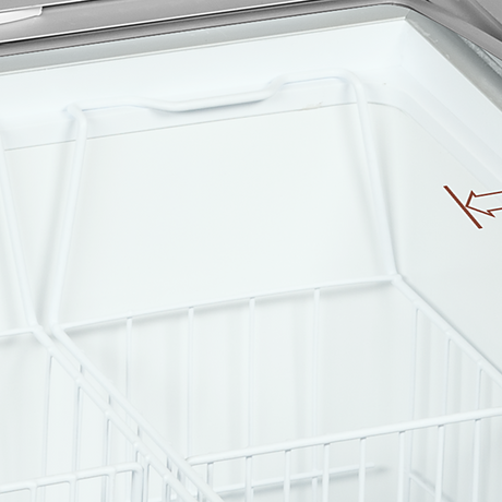 Eiscreme-Gefriertruhe – 157 L – 720×615×949 mm – Weiß – 200 W - Detail