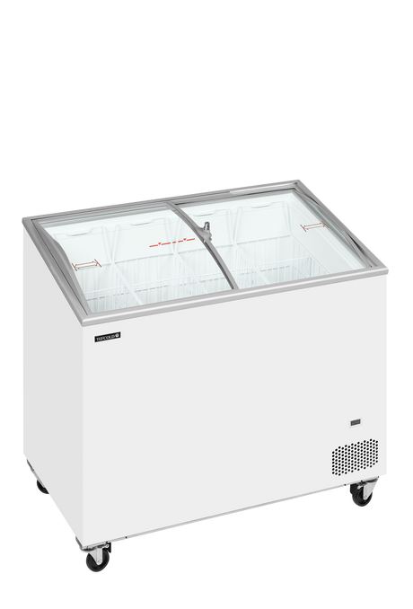 Eiscreme-Gefriertruhe – 230 L – 1010×615×949 mm – Weiß – 235 W - Produktansicht