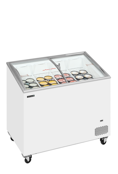 Eiscreme-Gefriertruhe – 230 L – 1010×615×949 mm – Weiß – 235 W - Anwendungsbeispiel