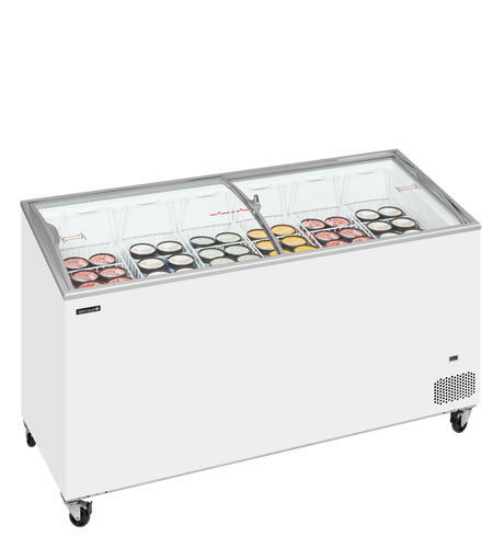 Eiscreme-Gefriertruhe – 398 L – 1550×615×949 mm – Weiß – 365 W - Anwendungsbeispiel