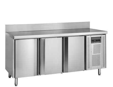 Bäckerei-Kühltisch – 3 Türen – 410 L – 2020×800×960 mm – SS 304 - Produktansicht
