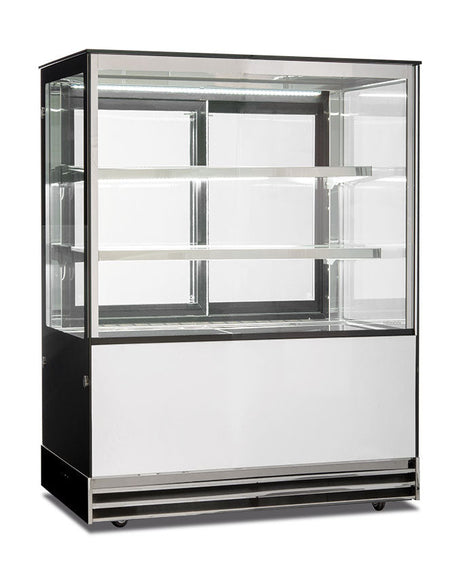 Belüftete vierseitige Kuchenvitrine DELUXE 92 PSV 900×740×1200 mm