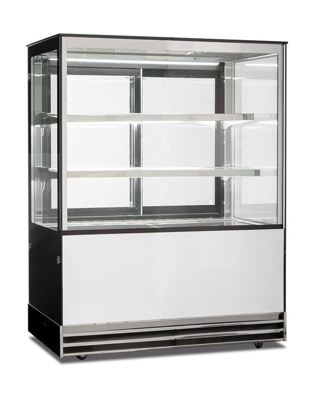 Belüftete vierseitige Kuchenvitrine DELUXE 92 PSV 900×740×1200 mm