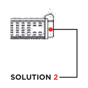 Installation configuration for Flame pizza ovens – Solution 2 B21 under hood