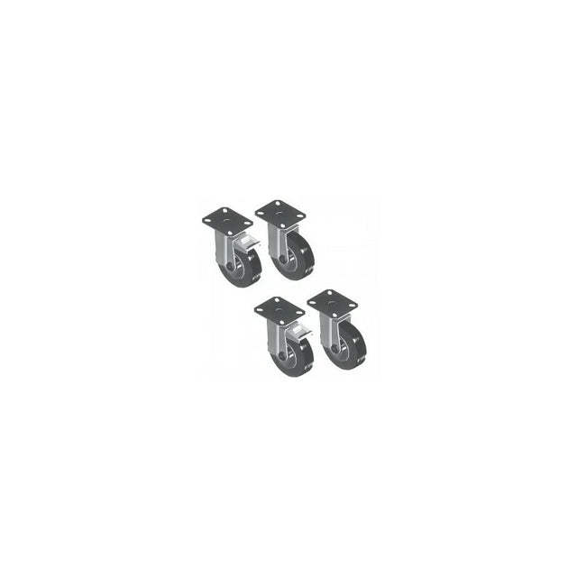 Wheel kit for pizza oven stands – 4 casters