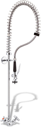 Thekenmontierte Vorwascheinheit