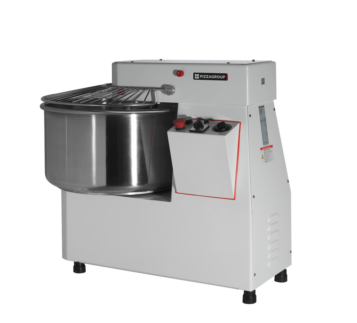Spiralteigknetmaschine mit festem Kopf IF33 2V HH – 25 kg – 33 L – 440×830×720 mm – Ansicht 2