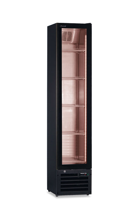Armoire réfrigérée à viande vitrée – 133 L – 0 à +4 °C – 390×475×1880 mm