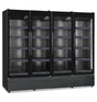Wandkühlregal ROMA 250 TN BLK 2500×727×1967 mm
