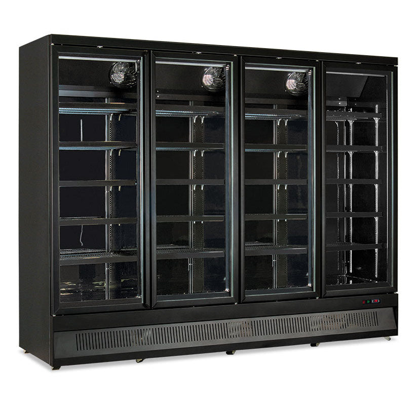 Wandkühlregal MR 250 TN4, 2508×710×2003 mm