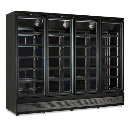 Wandkühlregal MR 250 TN4, 2508×710×2003 mm