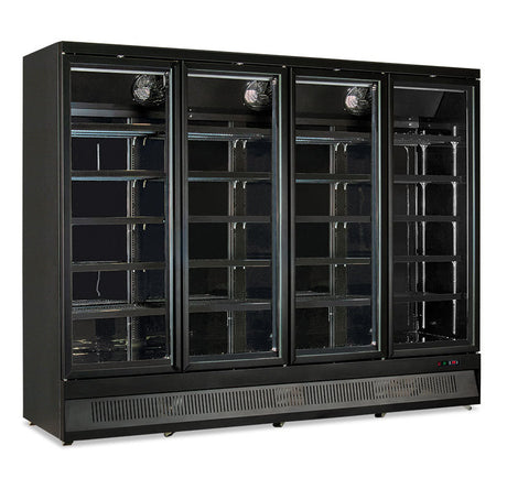 Wandkühlregal MR 250 TN4, 2508×710×2003 mm