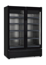 Wandkühlregal ROMA 124 TN BLK, 1245×727×1967 mm