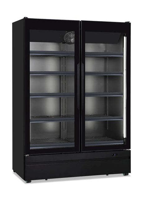 Wandkühlregal ROMA 124 TN BLK, 1245×727×1967 mm