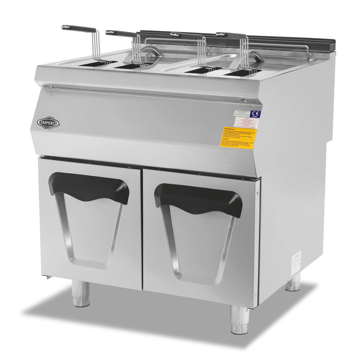 Gasfritteuse – 24+24 L